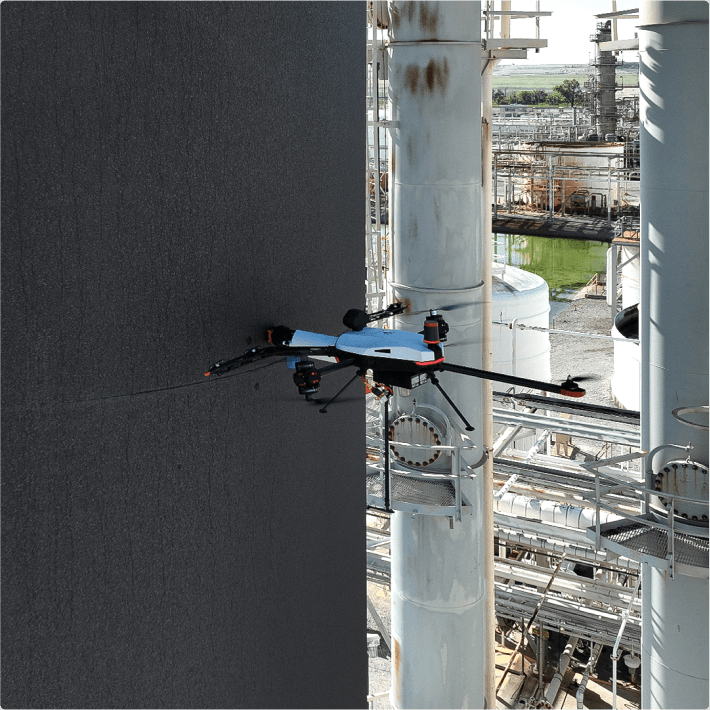 Bilfinger’s client saved $165,000 on a single 400 feet stack inspection.